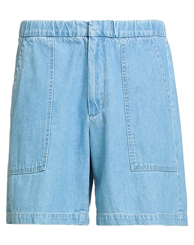 PHILIPPE MODEL Denim shorts Blue 100% Cotton