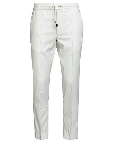 ISAIA Hosen Hellgrau 50% Wolle, 48% Baumwolle, 2% Elastan