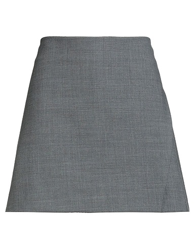 OTTOD'AME Shorts & Bermuda Grey 53% Polyester, 43% Virgin Wool, 4% Elastane