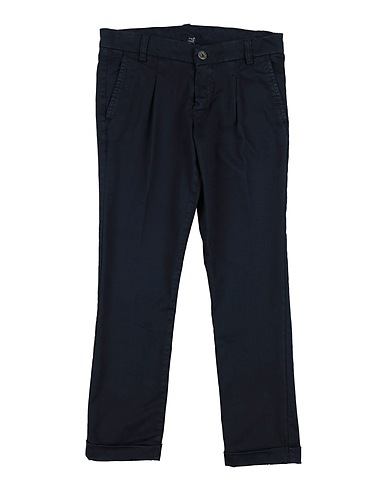 MANUELL & FRANK Casual pants Navy 97% Cotton, 3% Elastane