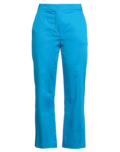 BEATRICE .B Casual pants Light blue 97% Cotton, 3% Elastane