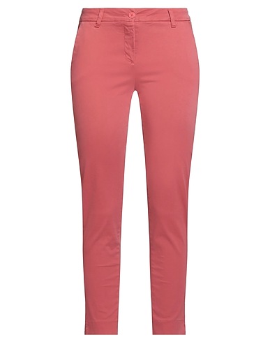 WHITE WISE Casual pants Antique rose 97% Cotton, 3% Elastane