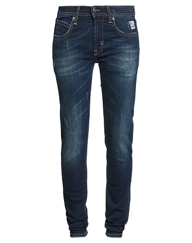 ROŸ ROGER'S Jeans Blau 98% Baumwolle, 2% Elastan