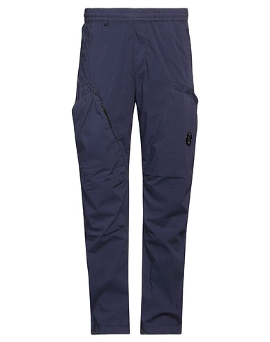 C.P. COMPANY Casual trouser Navy blue 65% Cotton, 28% Polyamide, 7% Elastane