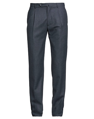 TAGLIATORE Casual pants Navy 100% Virgin Wool
