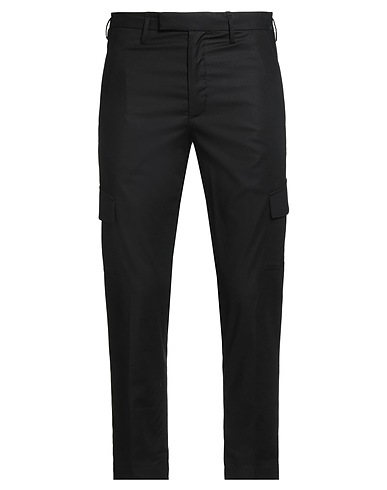 NEIL BARRETT Casual trouser Black 60% Modal, 35% Polyester, 5% Polyurethane