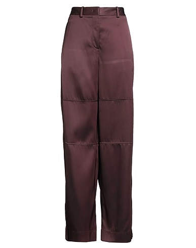 JIL SANDER Pantalone Prugna 83% Viscosa, 17% Seta