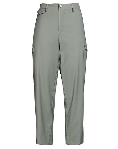 BRIGLIA 1949 Casual trouser GENDERLESS Sage green 100% Virgin Wool