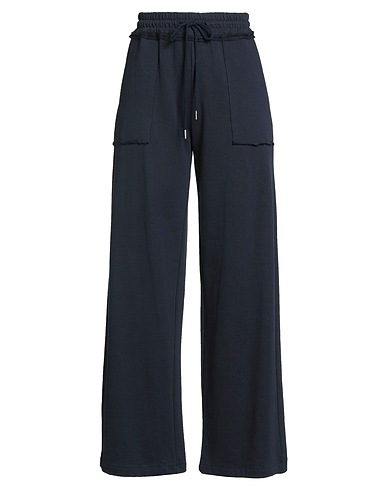 LE STREGHE Casual pants Navy 100% Cotton
