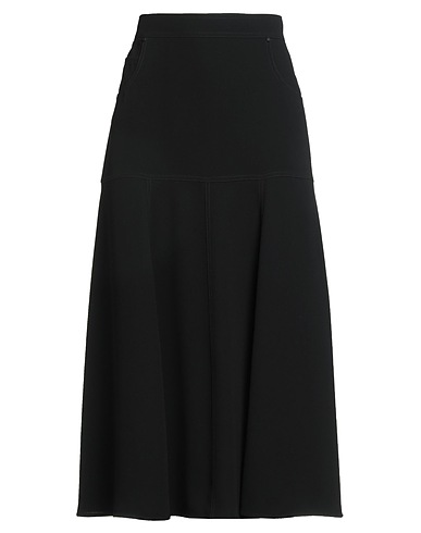 MAX MARA Midi skirt Black 73% Triacetate, 27% Polyester