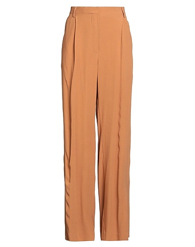 DRIES VAN NOTEN Casual trouser Brown 73% Acetate, 27% Viscose