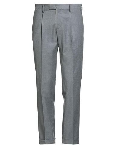 BRIGLIA 1949 Casual trouser Grey 99% Virgin Wool, 1% Elastane