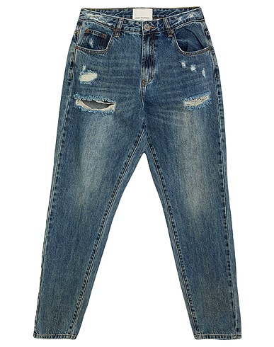 ONE TEASPOON Pantaloni jeans Blu 100% Cotone