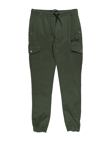 JOHN RICHMOND Casual trouser Dark green 98% Cotton, 2% Elastane
