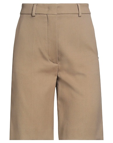 SPORTMAX Shorts & Bermuda Light brown 55% Cotton, 45% Viscose