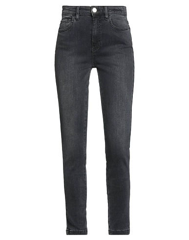 MARELLA Denim trousers Black 46% Cotton, 36% Lyocell, 9% Modal, 7% Elastomultiester, 2% Elastane