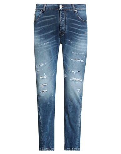 PMDS PREMIUM MOOD DENIM SUPERIOR Denim pants Blue 98% Cotton, 2% Elastane