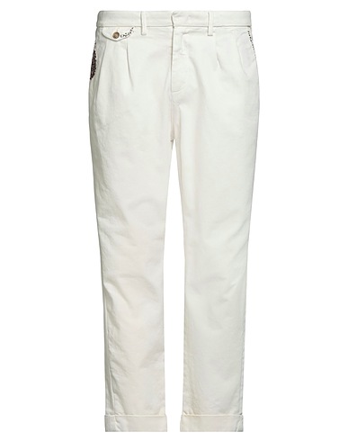 BOB Casual pants Off white 100% Cotton