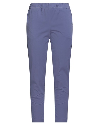 ALESSIA SANTI Casual pants Purple 97% Cotton, 3% Elastane