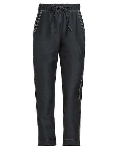 MAX MARA Casual trouser LEISURE Charcoal 57% Cotton, 32% Polyester, 11% Elastane