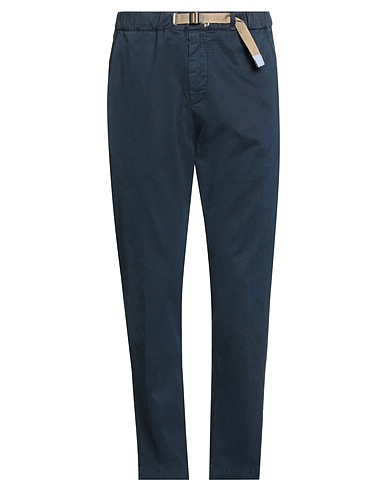 WHITE SAND Casual pants Navy 97% Cotton, 3% Elastane