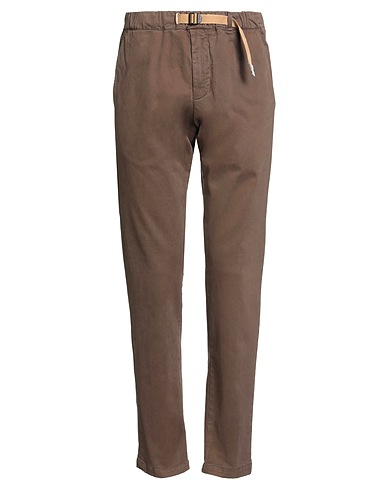 WHITE SAND Casual pants Khaki 97% Cotton, 3% Elastane