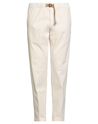 WHITE SAND Casual pants Off white 97% Cotton, 3% Elastane