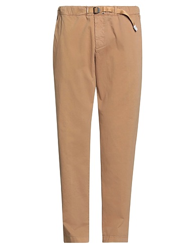 WHITE SAND Casual pants Brown 97% Cotton, 3% Elastane