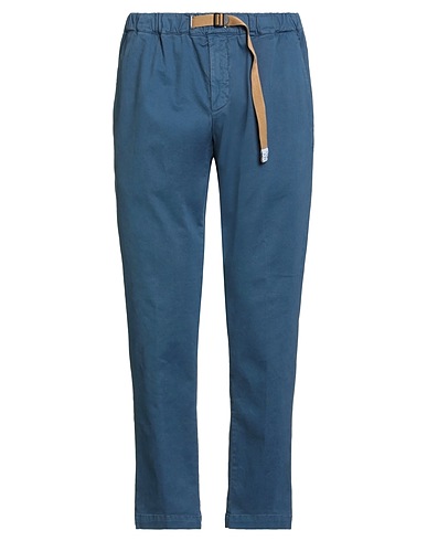WHITE SAND Casual trouser Slate blue 97% Cotton, 3% Elastane