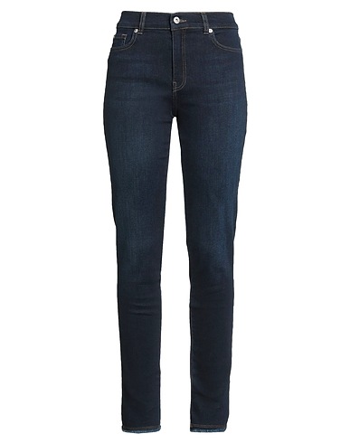 ACTITUDE by TWINSET Denim trousers Blue 86% Cotton, 12% Polyester, 2% Rubber