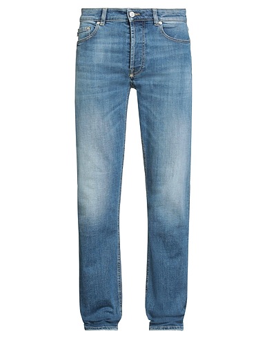BLAUER. Denim trousers Blue 95% Cotton, 3% Polyester, 2% Elastane
