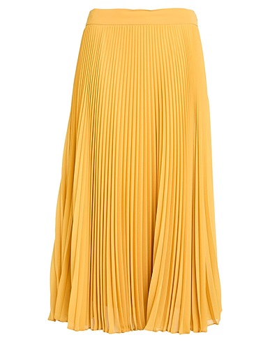 MAX MARA STUDIO Midi skirt Mustard 100% Polyester