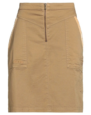 AERONAUTICA MILITARE Mini skirt Camel 98% Cotton, 2% Elastane