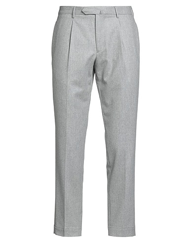 SANTANIELLO Casual pants RIMA Light grey 100% Wool