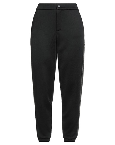 MR & MRS ITALY Casual παντελόνι Μαύρο 55% Βισκόζη, 45% Βαμβάκι, Πολυαμίδη, Ελαστάνη