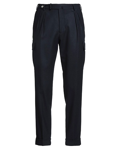 SANTANIELLO Casual pants RIMA Midnight blue 100% Wool