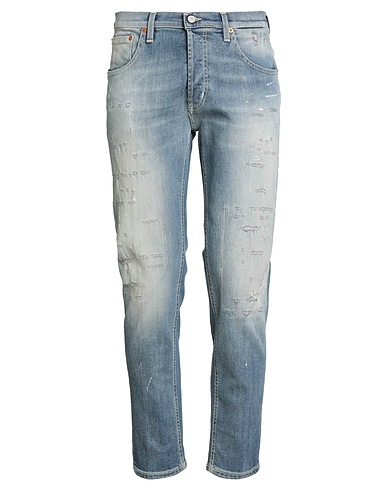 DONDUP Denim trousers 99% Cotton, 1% Elastane