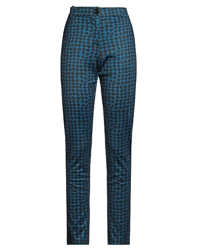 NONYME Casual trouser Blue 60% Viscose, 33% Polyester, 7% Elastane