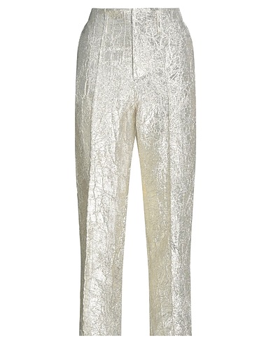 RABENS SALONER Pantalone Oro 68% Poliestere, 32% Fibra di metallo