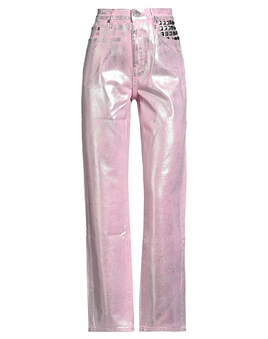 ONE TEASPOON Denim trousers Pink Cotton