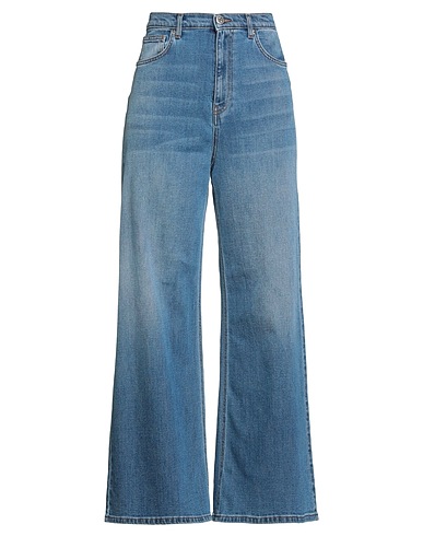 RE_HASH Denim trousers Blue 98% Cotton, 2% Elastane