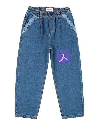 BOBO CHOSES Denim pants Blue 100% Cotton