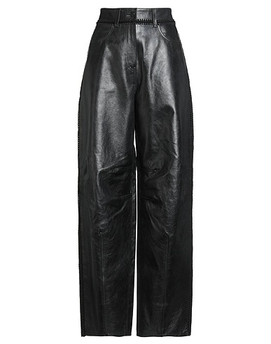 ALEXANDER WANG Casual trouser Black 100% Cow leather