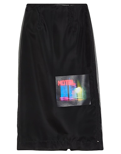 SPORTMAX Midi skirt Black 100% Polyester