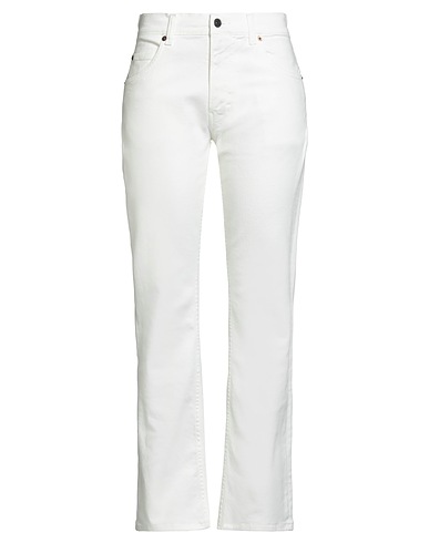 HAIKURE Denim trousers White 98% Cotton, 2% Elastane