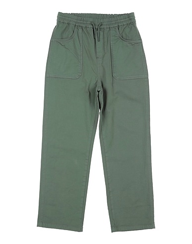 KENZO KIDS Pantalone Verde militare 97% Cotone, 3% Elastan