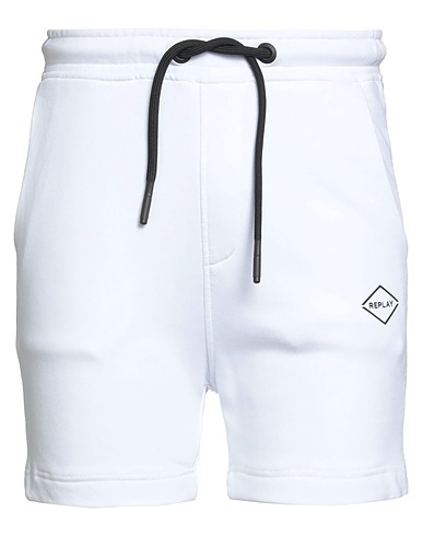 REPLAY Shorts & Bermuda White 100% Cotton