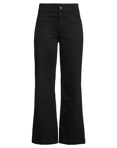 MASSCOB Denim trousers Black 50% Recycled cotton, 40% Cotton, 8% Polyester, 2% Elastane