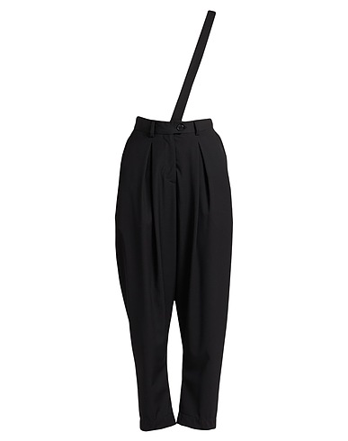 ISABEL BENENATO Casual trouser Black 100% Virgin Wool