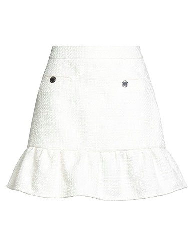 MORGAN DE TOI Minirock Weiß 100% Polyester